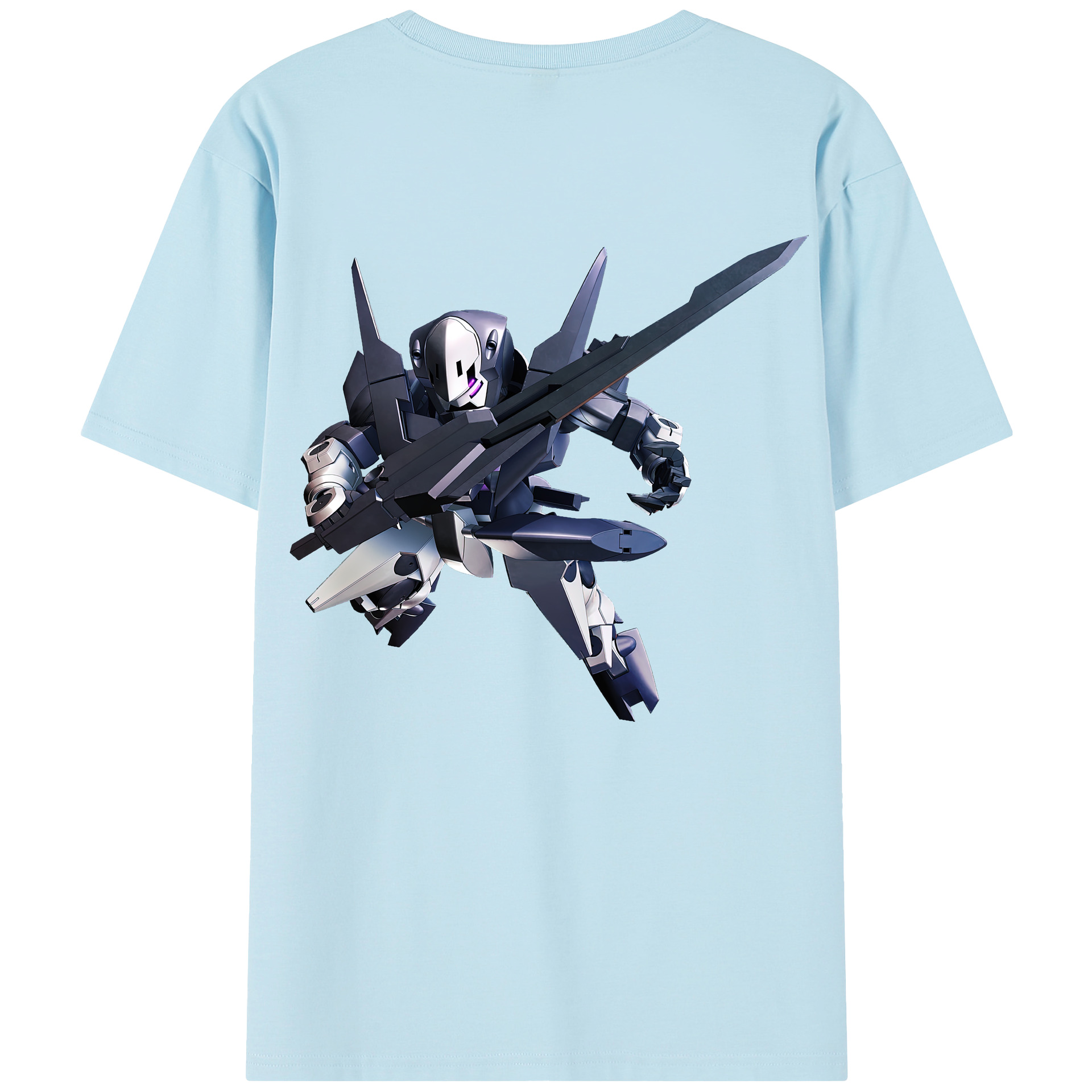 （画像用） 機動戦士ガンダム Mobile Suit Gundam 綿100％半袖Tシャツ（背面プリント）